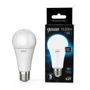 Лампа светодиодная Black 16Вт A60 6500К холод. бел. E27 1520лм GAUSS 102502316