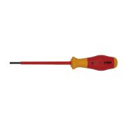 Отвертка диэлектрическая шлицевая SL3.0х0.5х100 Felo 91303090