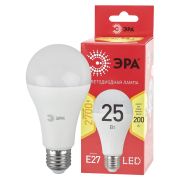 Лампа светодиодная RED LINE LED A65-25W-827-E27 R 25Вт A65 груша 2700К тепл. бел. E27 Эра Б0048009