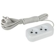 Удлинитель 2х1.5м без заземл. 6А IP20 UX-2-1.5m ШВВП 2х0.75 Эра Б0038557