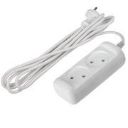 Удлинитель 2х5м без заземл. 6А IP20 UX-2-5m ШВВП 2х0.75 Эра Б0038559