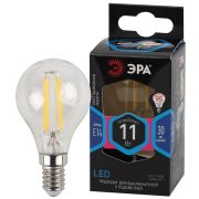 Лампа светодиодная филаментная F-LED P45-11W-840-E14 11Вт P45 шар 4000К нейтр. бел. E14 Эра Б0047014