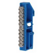 Шина N «ноль» на DIN-изол. ШНИ-6х9-10 никелированная Д син. NO-222-86-1 ЭРА Б0044135