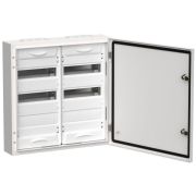 Корпус металлический ЩРн-72 (2х36) 585х570х140 IP54 бел. (одна дверь) TITAN 5 IEK TI5-50-N-2X036-54
