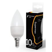 Лампа светодиодная Supermax «СВЕЧА» 10Вт цоколь E14 230В цветность 6400К КОСМОС Sup_LED10wCNE1464
