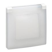 Рамка 1-м Etika IP44 с защ. крышкой бел. IEK 672550