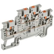 Колодка клеммная CP-ML 2 ур. 2.5кв.мм сер. IEK YCT23-00-2-K03-002